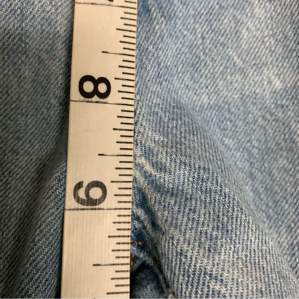 Levi's 501 Ct Custom Tapered Button Fly Jeans Blu… - image 7